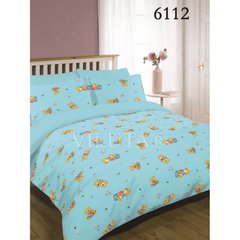 Фото Комплект постельного белья в детскую кроватку Viluta Ранфорс 6112 Голубой