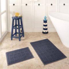 Фото Набор ковриков в ванную Karaca Home Kelly Quatro Indigo Синий