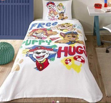 Фото Комплект постільної білизни з піке TAC Disney Paw Patrol Free Hugs p-60304702