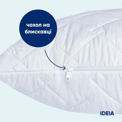 Фото Классическая подушка на молнии Ideia Standart Plus Белая