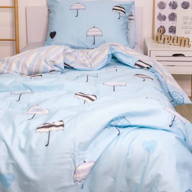 Фото Комплект постельного белья Viluta Сатин Твил № 556 Голубой