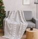 Фото №1 з 4 товару Новорічний плед Wellsoft флісовий Love You Silver LY9113