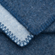 Фото №3 из 10 товара Шерстяное плед-одеяло Love You 100% Новозеландская Шерсть Синий + Голубой