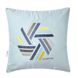 Фото №1 из 10 товара Декоративная подушка с вышивкой Ideia Rain Simplicity Мятная