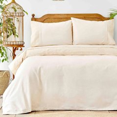 Фото Набор постельного белья с покрывалом Ранфорс Karaca Home Cappuccino
