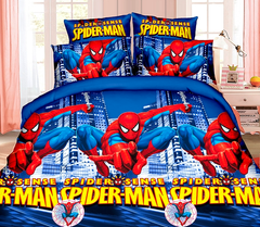 Фото Комплект постільної білизни ТМ Tag Ранфорс 100% Бавовна Spiderman Супер Герой R8775