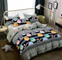 Фото Комплект постельного белья Зонтики Selena Бязь Люкс 100659