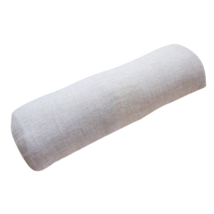 Фото Подушка-валик поясничный Lintex иглопробивной лён в льняном чехле