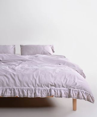 Фото Комплект постільної білизни Limasso Stonewashed Варена Бавовна Sicilia Opal Grey хм41628