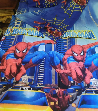 Фото Комплект постельного белья ТМ Tag Ранфорс 100% Хлопок Spiderman Супер Герой R8775