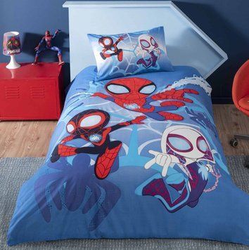 Фото Комплект постільної білизни TAC Disney 100% Бавовна Spidey And Friends p-60300071