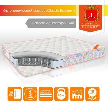 Фото Матрац пружинний ортопедичний Classic Econom Bonnel Classic Econom