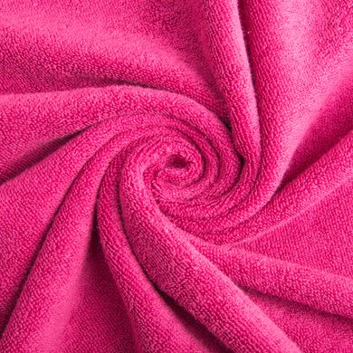 Фото Пурпурное махровое полотенце Ideia 100% Хлопок 500г Косичка