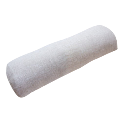 Фото Подушка-валик поясничный Lintex иглопробивной лён в льняном чехле