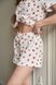 Фото №6 из 8 товара Женская муслиновая пижама Шорты и Рубашка Клубника