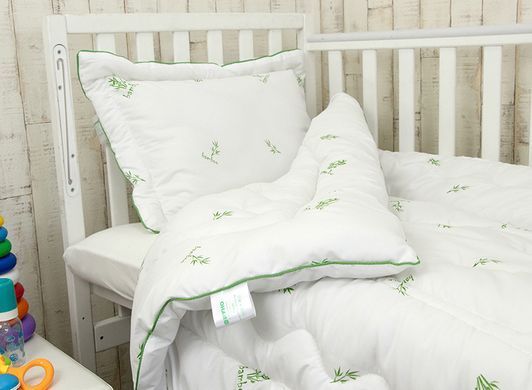Фото Детское бамбуковое демисезонное одеяло + подушка Bamboo Style Руно