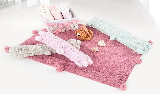 Фото Коврик в ванную Irya New Stria Gri Серый