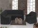 Фото №1 из 6 товара Чехол для углового дивана + кресло с юбкой Turkey № 16 Графит