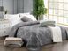 Фото №2 з 2 товару Махрове Покривало 100% Бавовна Moss Zeren Light Dark Grey 220х240 34311