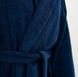 Фото №4 з 4 товару Чоловічий махровий халат Прованс 100% Бавовна Синій