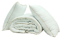 Фото Антиаллергенное одеяло и две подушки 70х70 ТМ Tag Eкo Пух в Микрофибре Eco-1