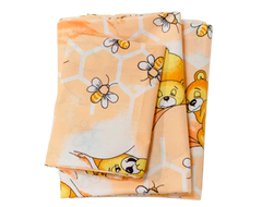Фото Комплект постельного белья в кроватку Viluta Ранфорс №7823 Оранжевый