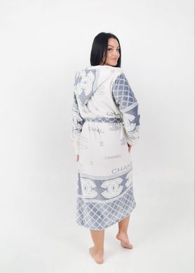 Фото Довгий жіночий теплий халат з каптуром Welsoft 5005