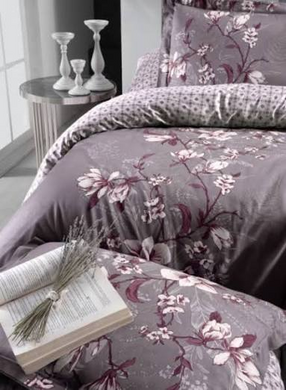 Фото Комплект постельного белья Сатин Люкс Evan Lilac First Сhoice Лиловый