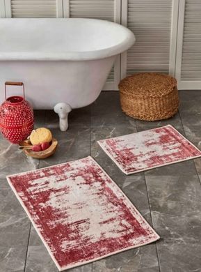 Фото Набор ковриков в ванную Sarah Anderson - Lery Kirmizi Красный