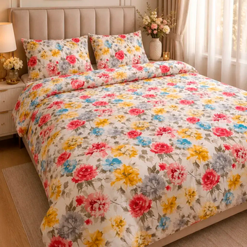Фото Комплект постільної білизни Poplin Flower p-9730163