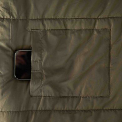 Фото трисезонний спальний мішок-ковдра з підголівником Tramp Shypit 200 Олива 220/80 TTS-059R