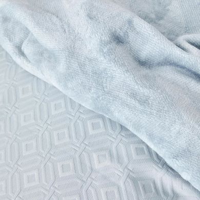 Фото Постельное белье + Покрывало + Плед Karaca Home Infinity New A.Mavi Голубое