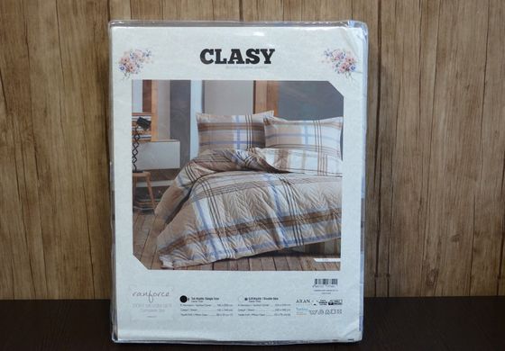Фото Комплект постельного с покрывалом белья Aran Clasy Ранфорс Enza