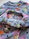 Фото №2 из 3 товара Детская махровая пижама Welsoft Серо Синяя 9013