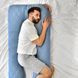 Фото №3 з 6 товару Стьобана наволочка на подушку для вагітних Ideia Comfortable U-Shaped Сірий-джинс 8-30029*001