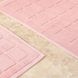 Фото №2 з 2 товару Набір килимків у ванну Karaca Home Kelly Quatro Pudra Рожевий
