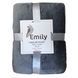 Фото №6 з 6 товару Теплий плед з велсофту Emily Manner Graphite Графіт 94326093 94344486