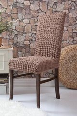 Фото Натяжной чехол на стул без юбки Turkey № 2 Серо-коричневый