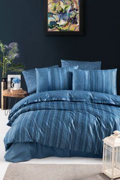 Фото Постільна білизна La Romano Satin Premium Talya Blue ХМ31640