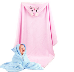 Фото Детское плюшевое полотенце с углом Home Brand Лиловый