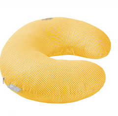 Фото Подушка для вагітних та годування Papaella Горошок Жовта