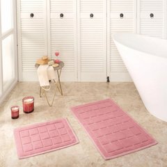Фото Набор ковриков в ванную Karaca Home Kelly Quatro Murdum Сливовый