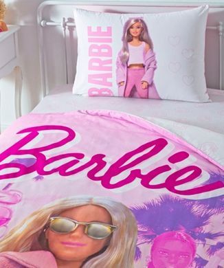 Фото Комплект постільної білизни TAC Disney Barbie Pink Power p-60299814