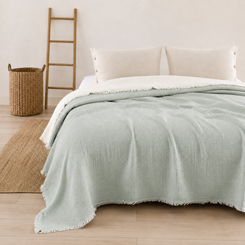Фото Муслінове покривало Jacquard Exclusive Mint  20812