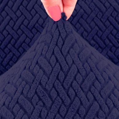 Фото Универсальный трикотажный чехол на стул Corn Fleece Синий