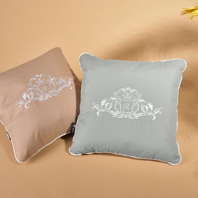 Фото Декоративна подушка з вишивкою Ideia Modern М'ятна
