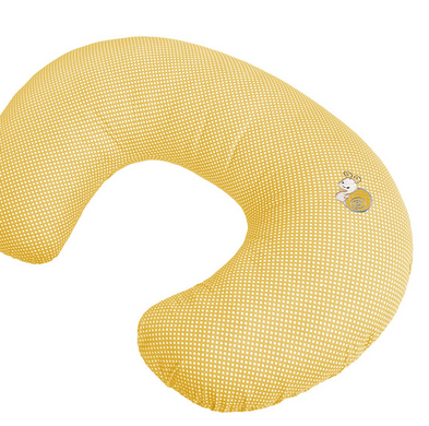 Фото Подушка для беременных и кормления Papaella Горошек Желтая