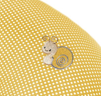 Фото Подушка для вагітних та годування Papaella Горошок Жовта