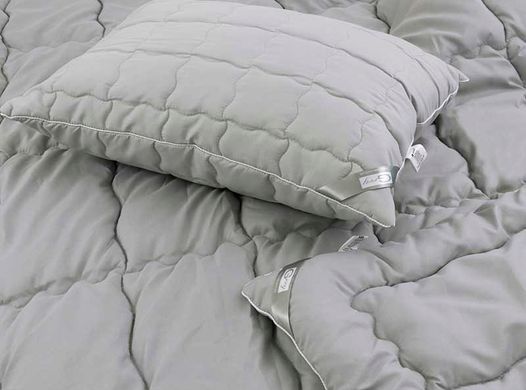 Фото Демисезонное силиконовое одеяло Grey Руно Серое