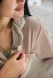 Фото №7 з 9 товару Жіночий домашній костюм Велюр в рубчик Штани + Кофта на гудзиках Мокко 907